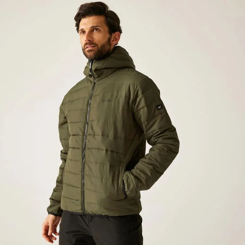 BRAND NEW REGATTA HELFA MENS JACKET IN OLIVE NIGHT - MEDIUM