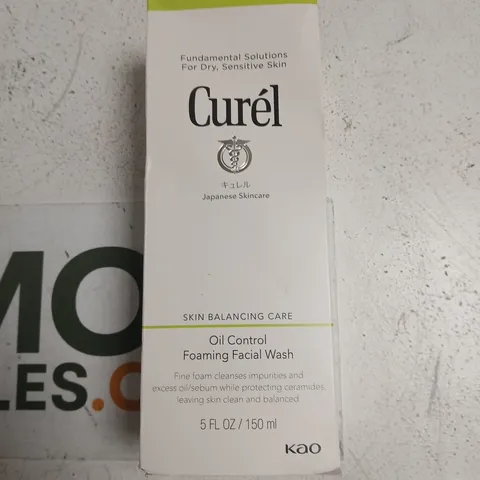 CURÉL OIL CONTROL FOAMING FACIAL WASH – 150 ML