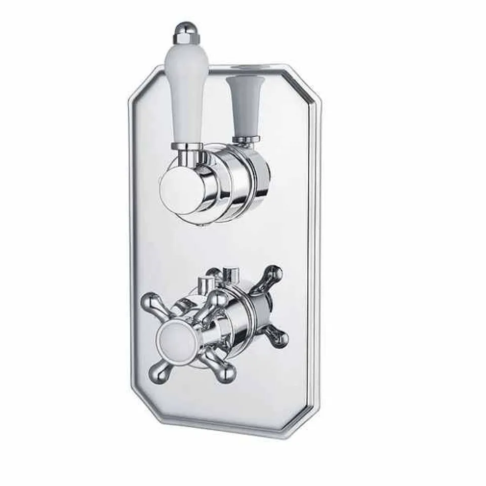 BRAND NEW BOXED NIAGARA ARLINGTON SHOWER VALVE CONCEALED TRADITIONAL CHROME THERMOSTATIC TWIN FOLLOW