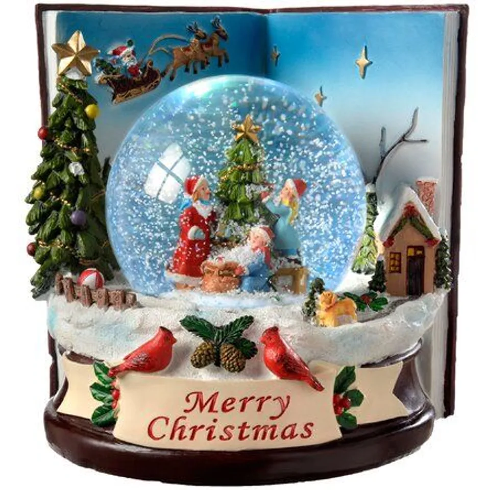 BOXED CHRISTMAS CHANGING SNOW GLOBE CHILDRENS BOOK