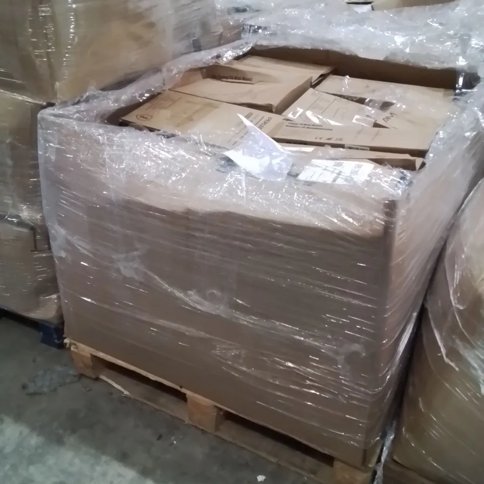 PALLET CONTAINING A LARGE QUANTITY OF TV WALL MOUNT BRACKETS