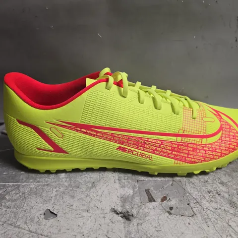 UNBOXED PAIR OF NIKE MECURIAL BOOTS IN YELLOW/RED - UK 11.5