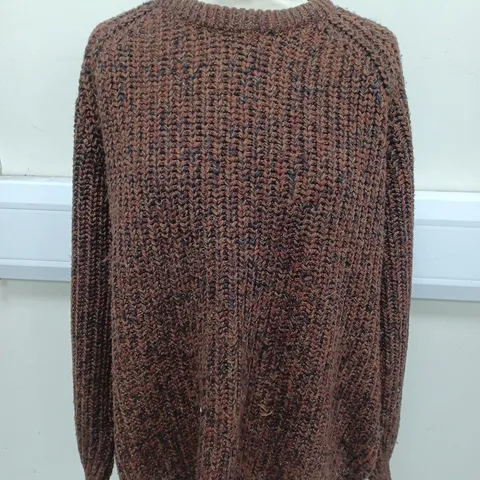 PG.FIELD WOOL CREWNECK SWEATSHIRT IN RED SIZE XL