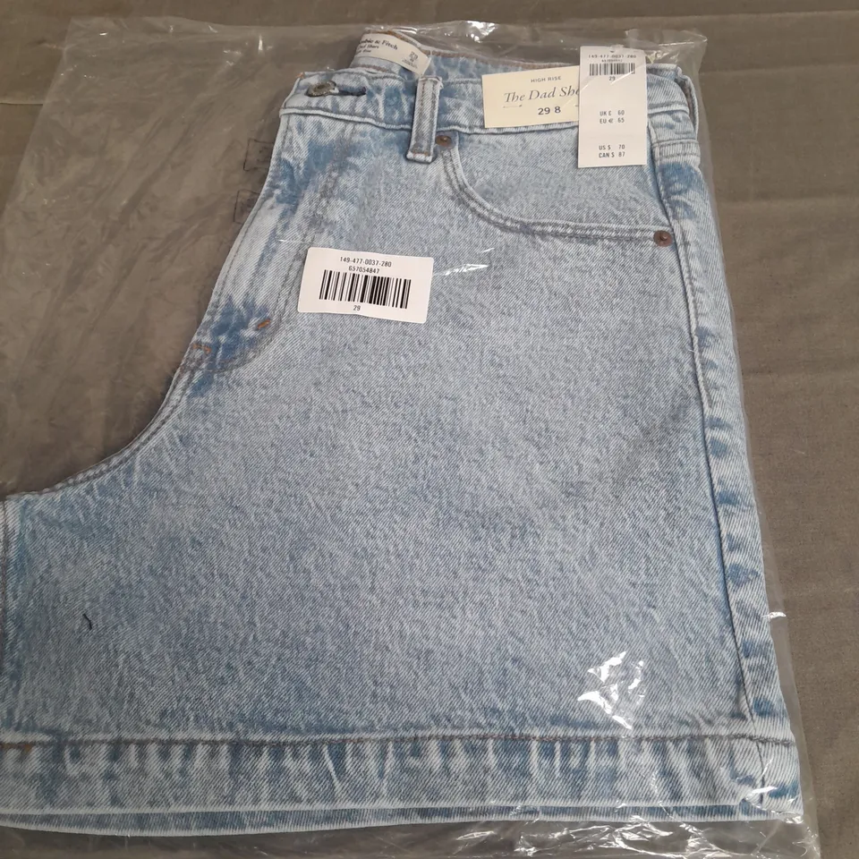 SEALED ABERCROMBIE & FITCH THE DAD SHORTS HIGH RISE - SIZE 29