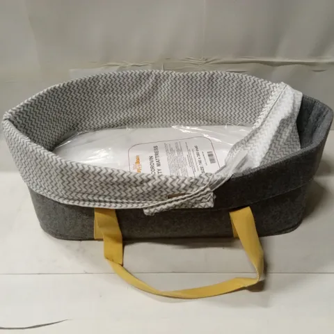 BABY NEST/BASSINET CO-SLEEPER WITH GREY CHEVRON LINING