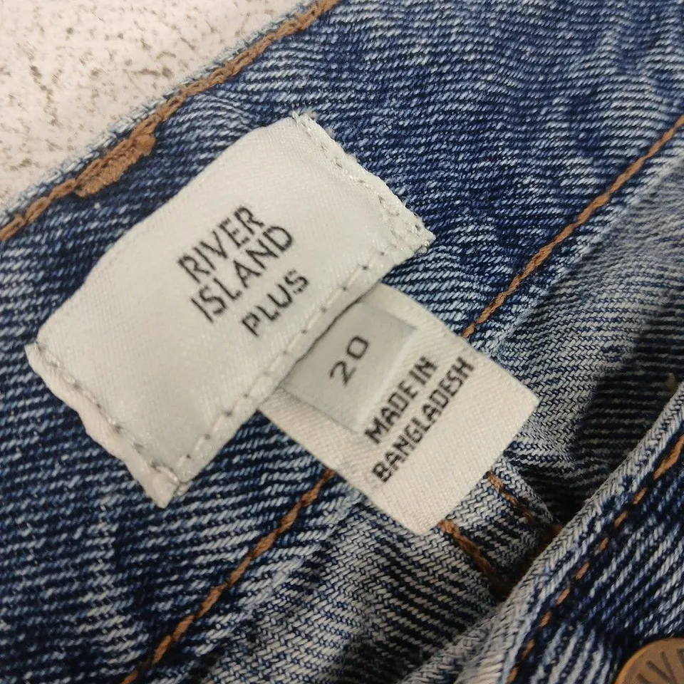 RIVER ISLAND PLUS DENIM JEANS – WOMEN'S, UK 20