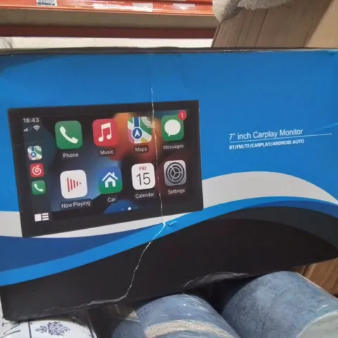 BOXED 7" CARPLAY ANDROID MONITOR 