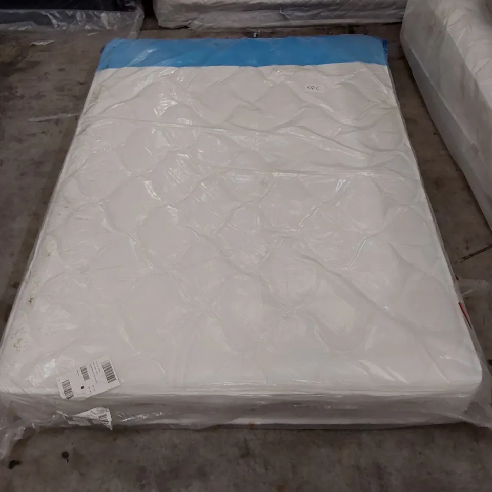 QUALITY BAGGED 4'6" DOUBLE AIRSPRUNG MEMORY FOAM COMFORT MATTRESS RRP £699