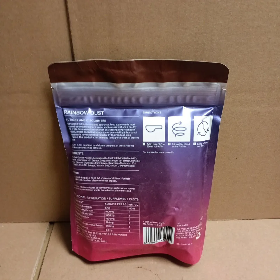 SPACEGOODS MUSHROOMS & COCOA DIETARY SUPPLEMENT – CHOCOLATE FLAVOUR, 30 SERVINGS 