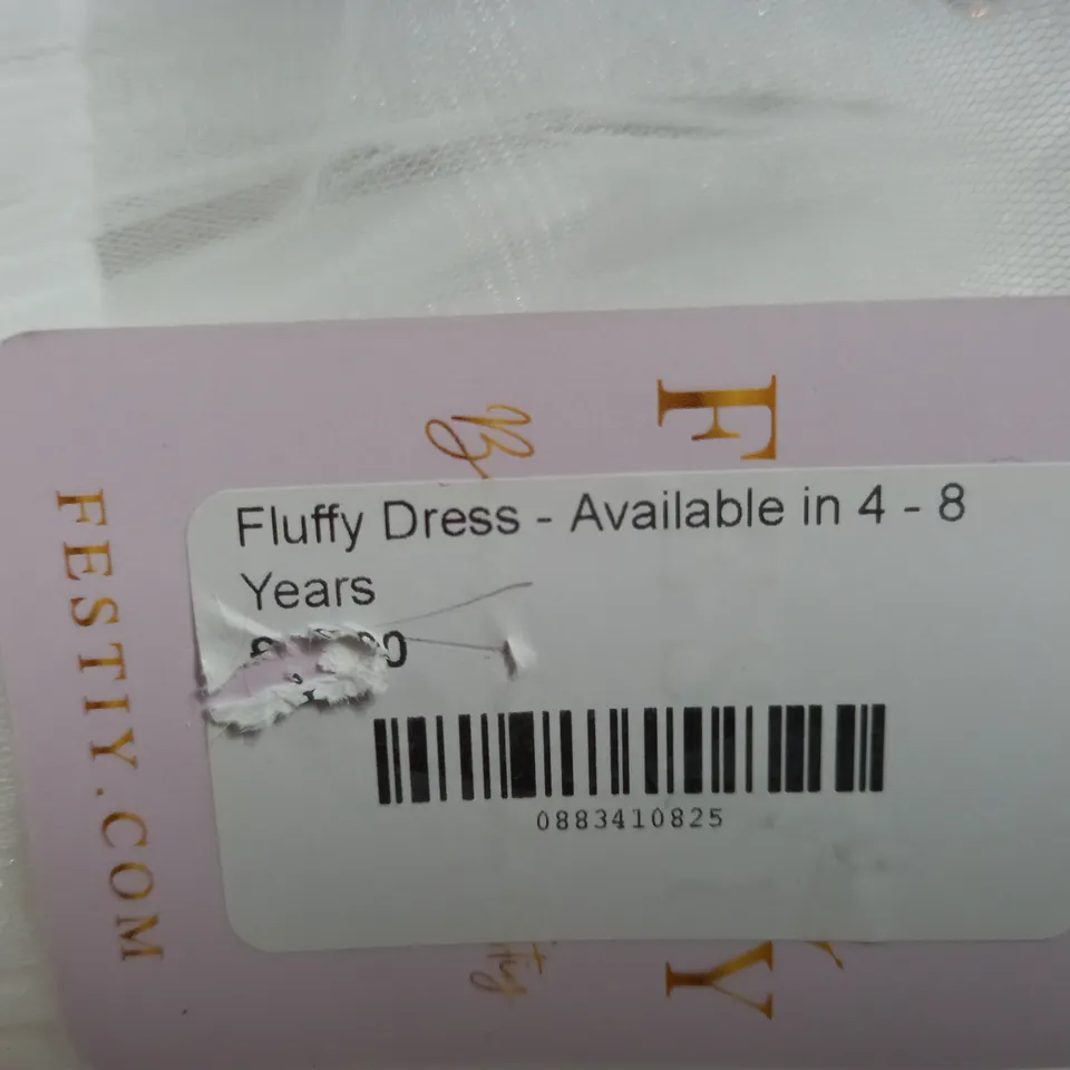 FESTIY FLUFFY FLOWER GIRL/OCCASSIONAL DRESS - SIZE UNKNOWN