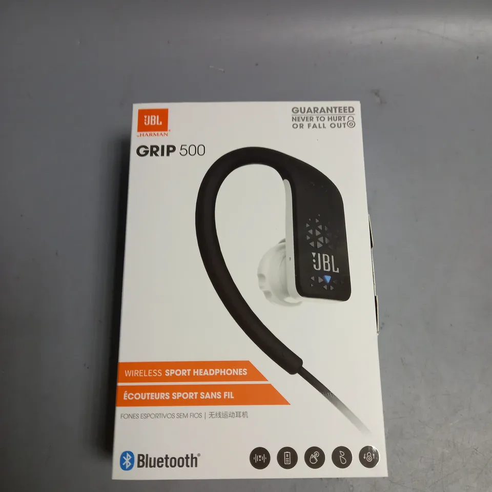 BOXED JBL GRIP 500 WIRELESS SPORTS HEADPHONES
