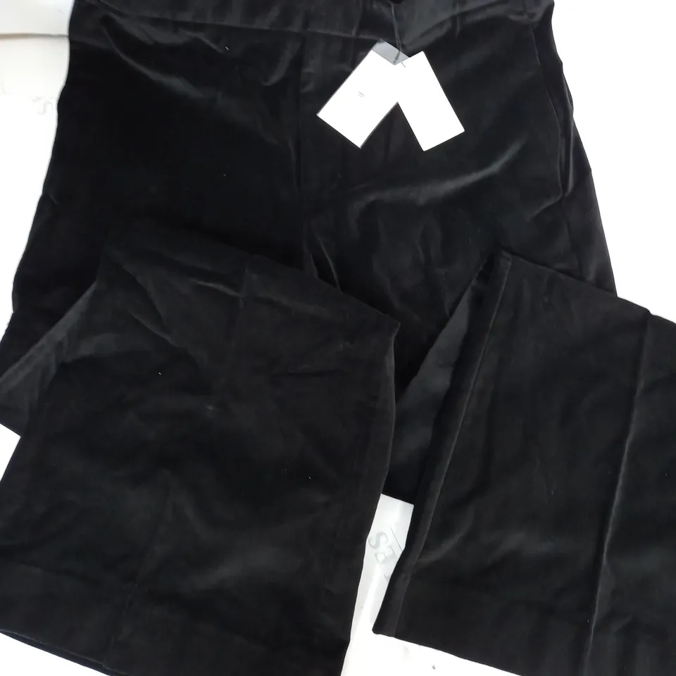 FOR ALL MANKIND TAILOREDMODERN DOJO VELVET TROUSERS IN BLACK - 32