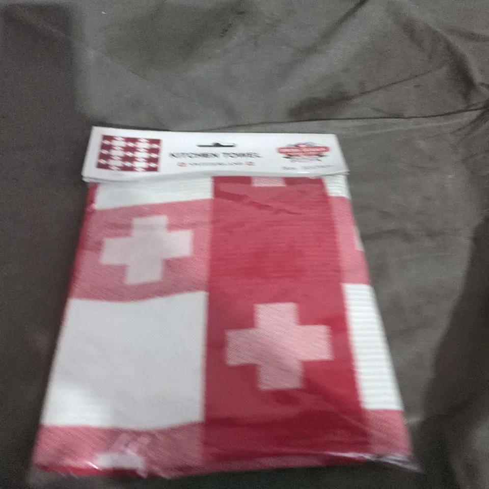 BOX OF APPROXIMATELY 20 ASSORTED HOUSEHOLD ITEMS INCLUDING MECHANICAL TIMER , UNICARE POWDER FREE GLOVES AND SWISS KITCHEN TOWEL