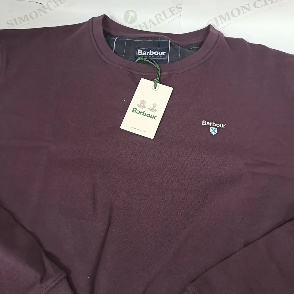 BARBOUR RIDSDALE CREW SWEATSHIRT SIZE XXL