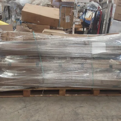 PALLET CONTAINING A VERY LARGE QUANTITY OF ASSORTED SHOWER SCREENS INCLUDING: CHROME 8MM SLIDING DOOR 1200MM, 6MM BATH SCREEN WITH TOWEL RAIL, WETROOM GLASS ECT
