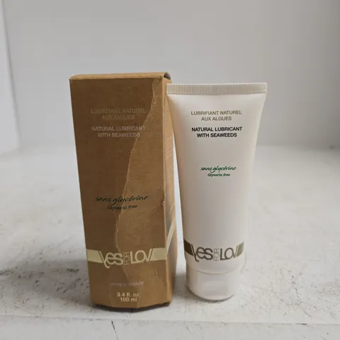 YES FOR LOVE NATURAL LUBRICANT WITH SEAWEEDS – GLYCERIN FREE, 100 ML 