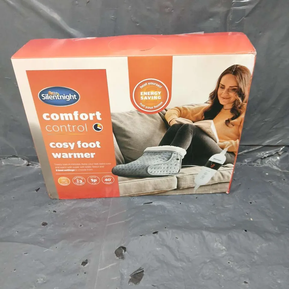 SILENTNIGHT COSY FOOT WARMER - GREY