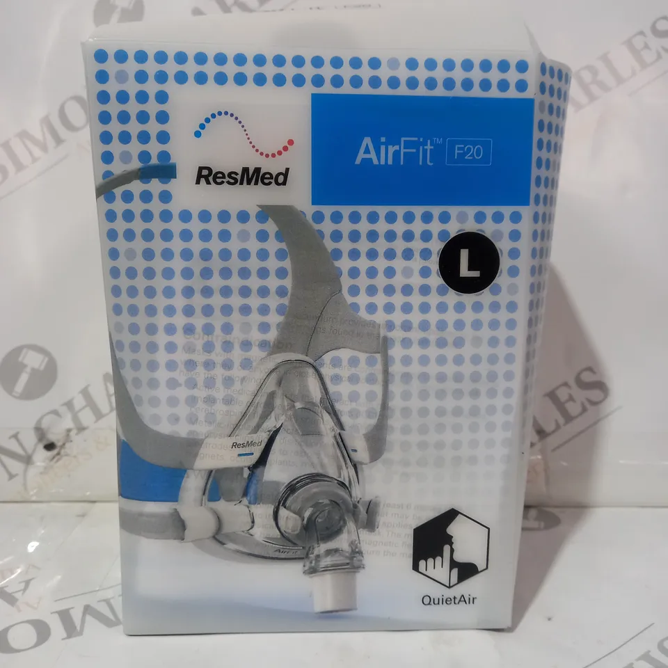 BOXED RESMED AIRFIT F20 MASK SIZE L