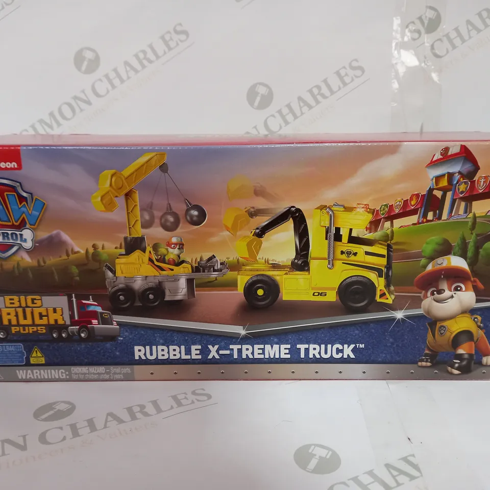 BOXED NICKELODEON PAW PATROL RUBBLE X-TREME TRUCK 
