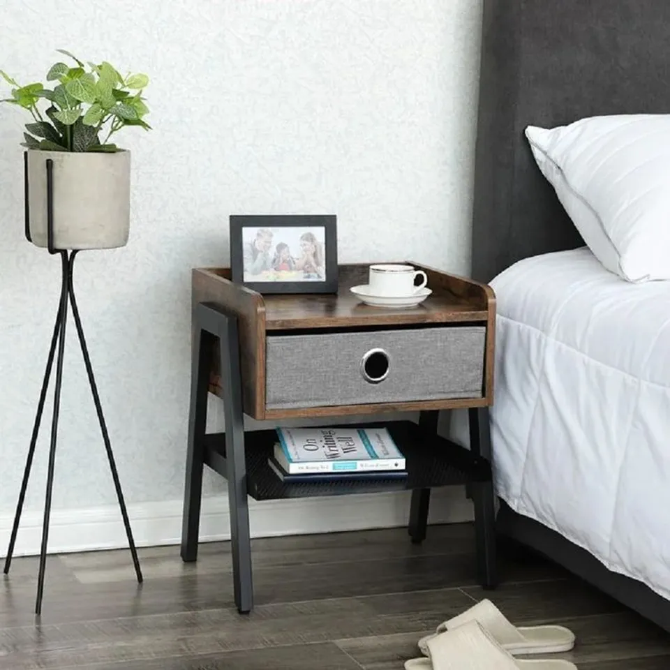 BOXED CAMPBELL BEDSIDE TABLE (1 BOX)