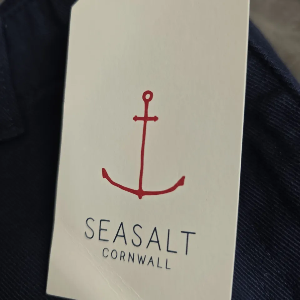 Seasalt Cornwall Painted Forms Trousers – Maritime, Organic Cotton, UK 12