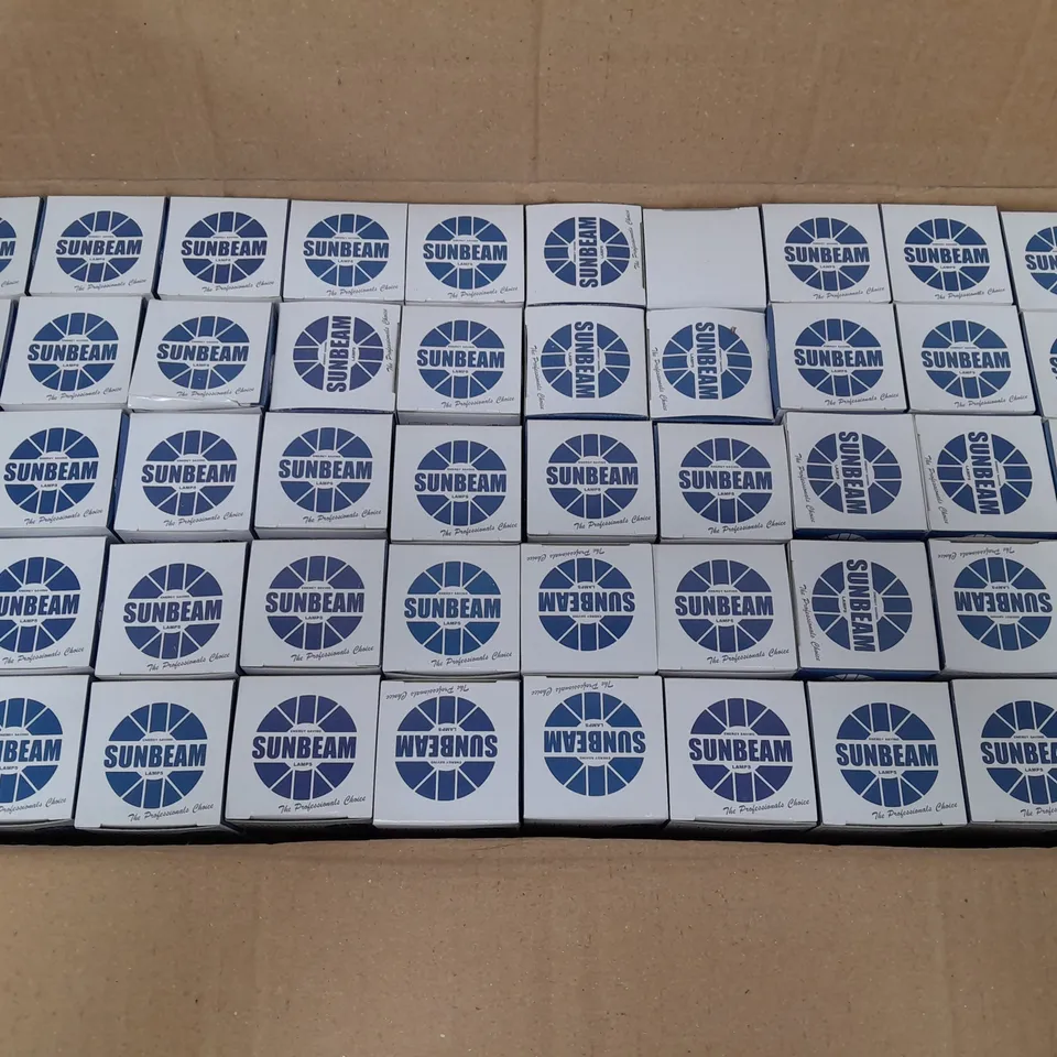 50 BOXED SUNBEAM NEW SPOTLIGHT 7W GU10 REFLECTOR LAMP BULBS