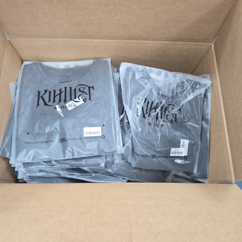 LOT OF APPROXIMATELY 50 BRAND NEW BAGGED KILLSTAR ENDLESS VOID TOPS IN BLACK - VARIOUS SIZES