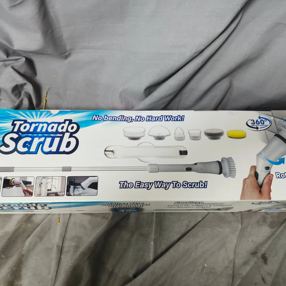 TORNADO SCRUB ROTATING POWER SCRUB BRUSH – BOXED