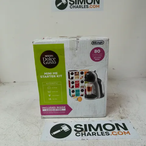 NESCAFÉ DOLCE GUSTO MINI ME STARTER KIT WITH CAPSULE ASSORTMENT – DE'LONGHI