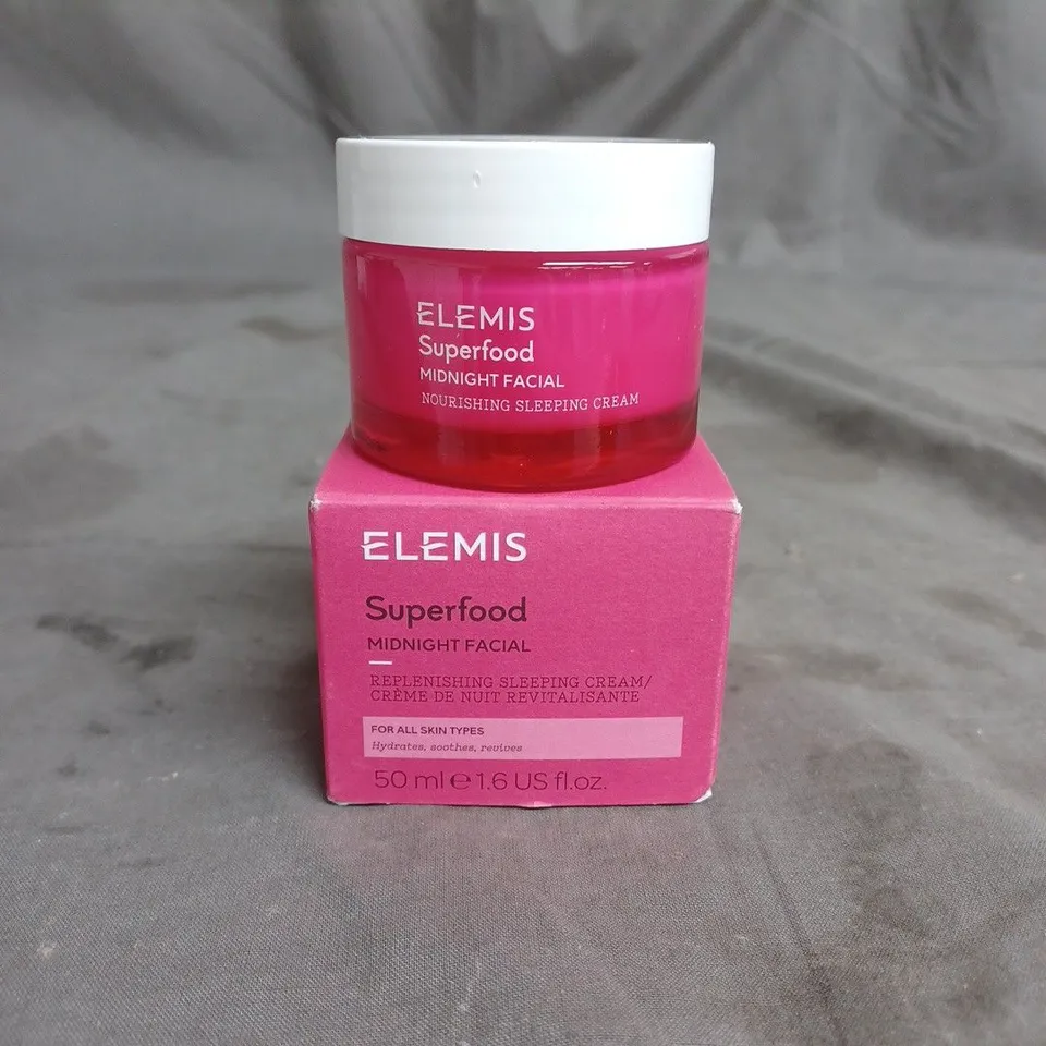 ELEMIS SUPERFOOD MIDNIGHT FACIAL REPLENISHING SLEEPING CREAM 50ML