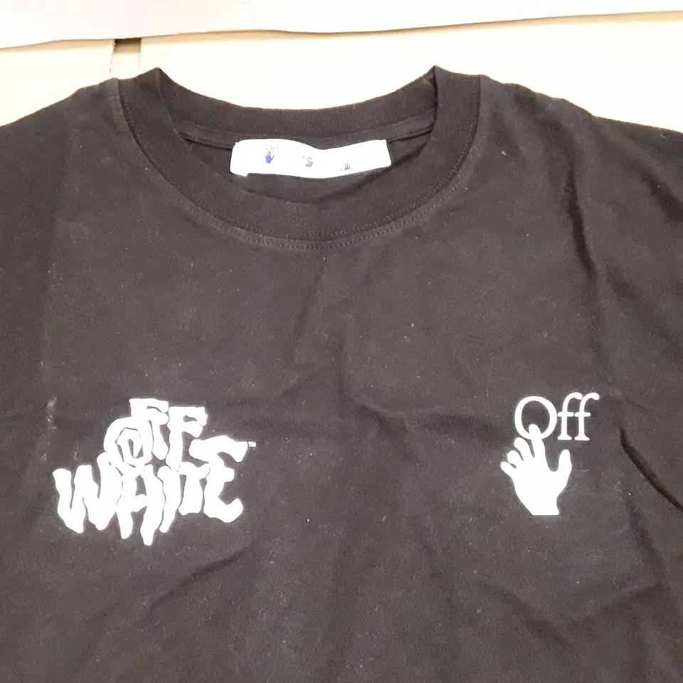 OFF WHITE BLACK T-SHIRT - L