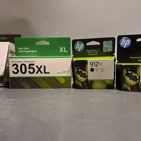 APPROXIMATELY 18 ASSORTED PRINTER ITEMS TO INCLUDE - HP 304 BLACK , HP 953 XL , HP 912XL ETC