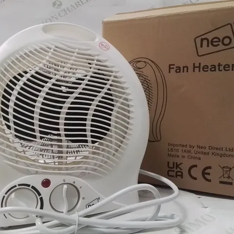 BOX TO CONTAIN 8 X NEO FAN HEATERS IN WHITE