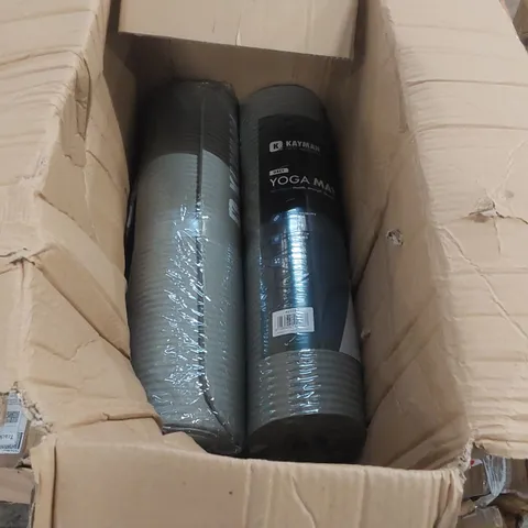 BOX CONTAINING 4x KAYMAN YOGA MATS