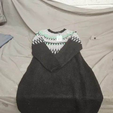 WEIRD FISH AMREN FAIR ISLE SPARKLE KNITTED DRESS SIZE 10 TAGGED