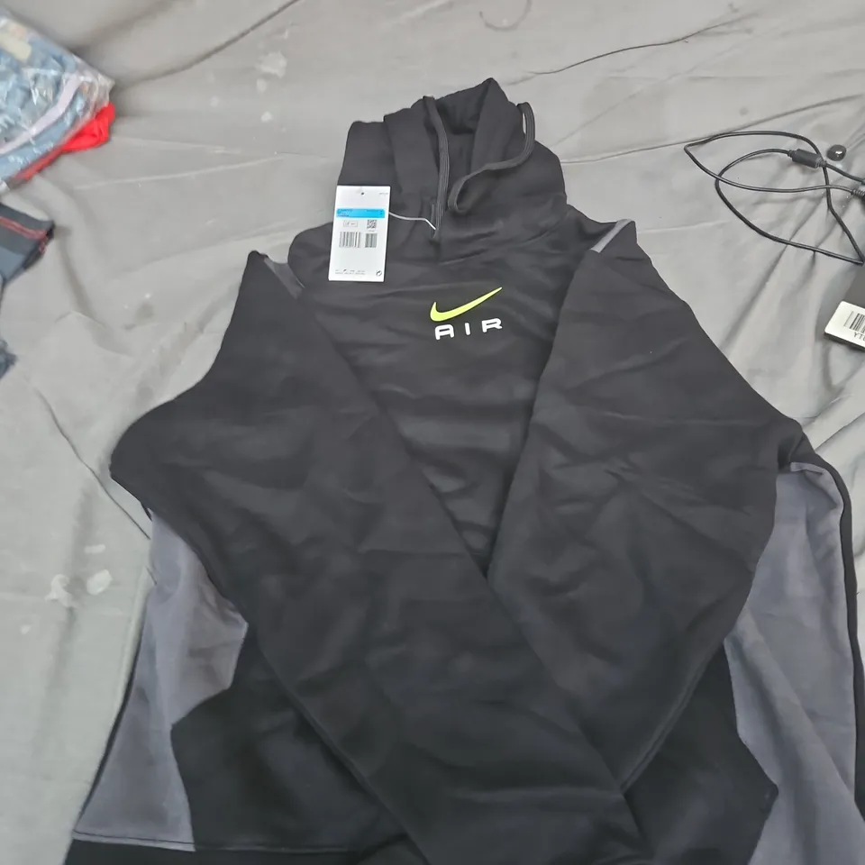 NIKE AIR HOODIE JACKET, MEN'S BLACK, SIZE M