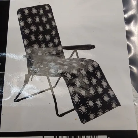 BRAND NEW BAGGED SET OF 2 MULTI-POSITION GARDEN RELAXER CHAIRS - BOLD STAR