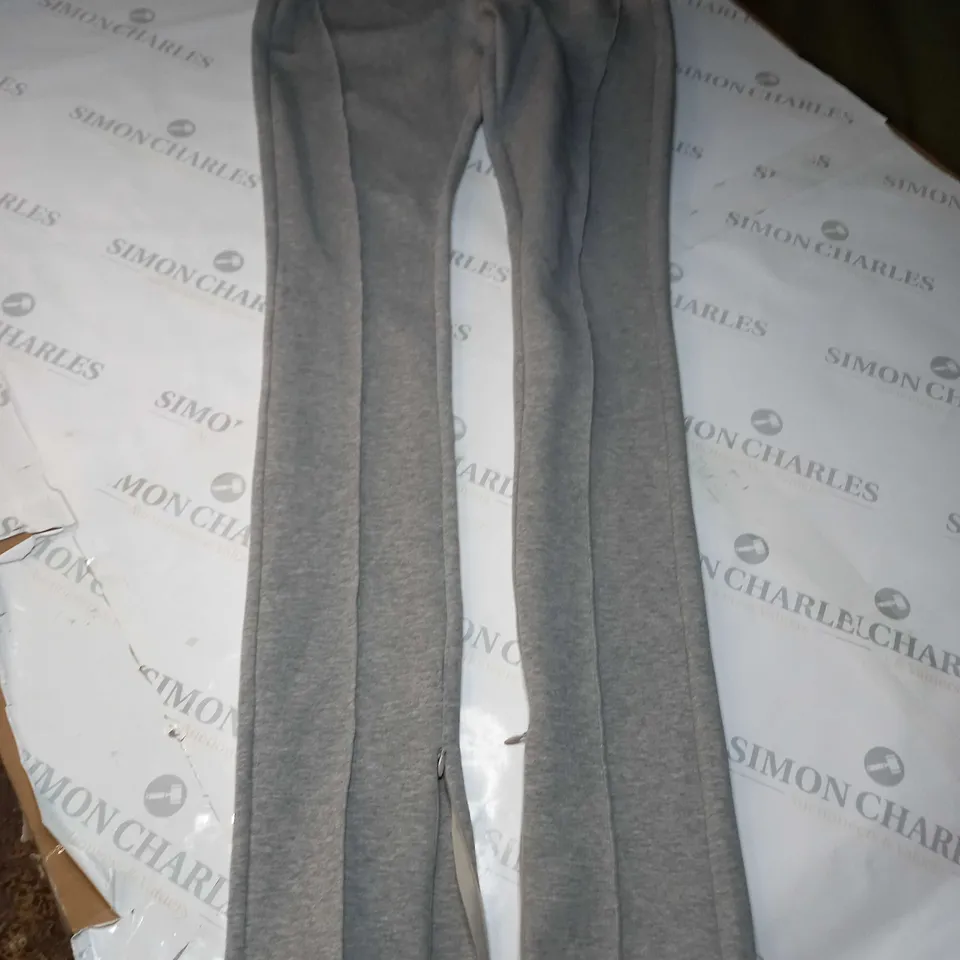 YAGI ANKLE ZIP JOGGERS IN GREY - MEDIUM