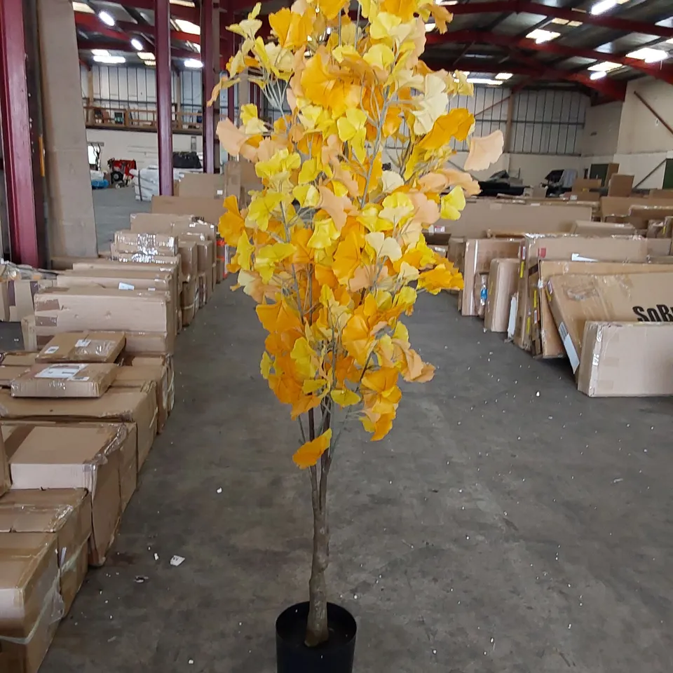 BOXED LARGE ARTIFICIAL GINKGO TREE 150CM
