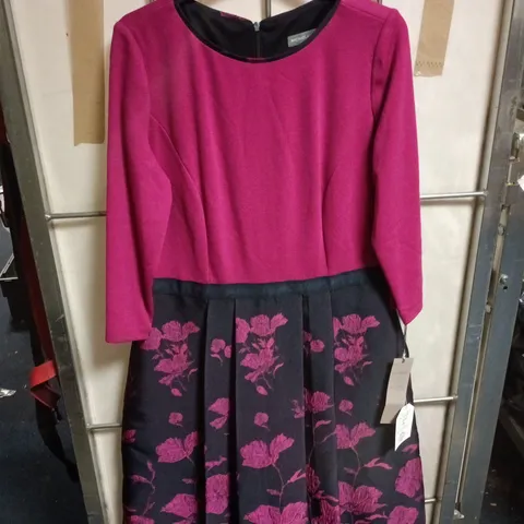 MICHAELA LOUISA PURPLE DRESS UK 16 TAGGED