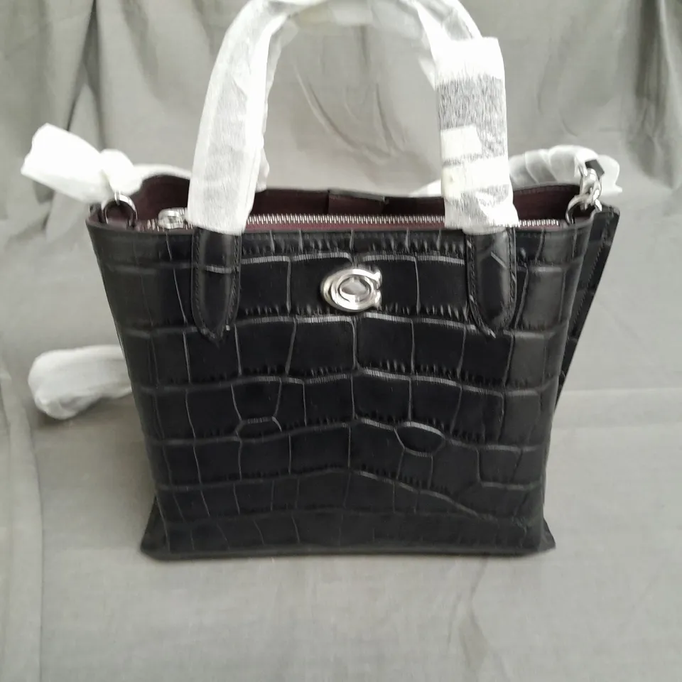 COACH BLACK HANDBAG 