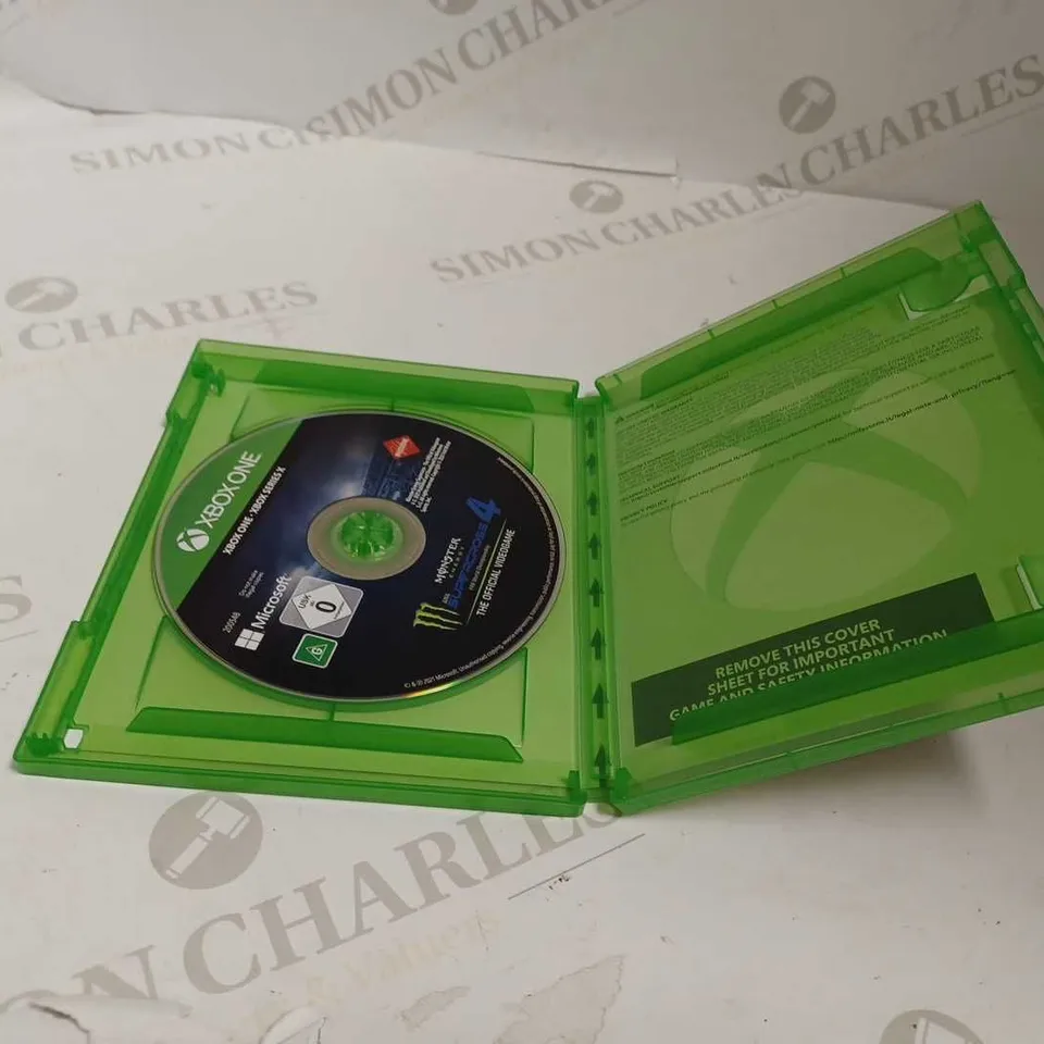 XBOX ONE . XBOX SERIES X MONSTER ENERGY SUPERCROSS 4