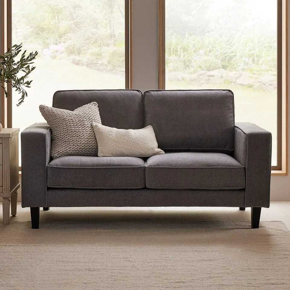 BOXED DUSK SOHO 2 SEATER SOFA - GREY