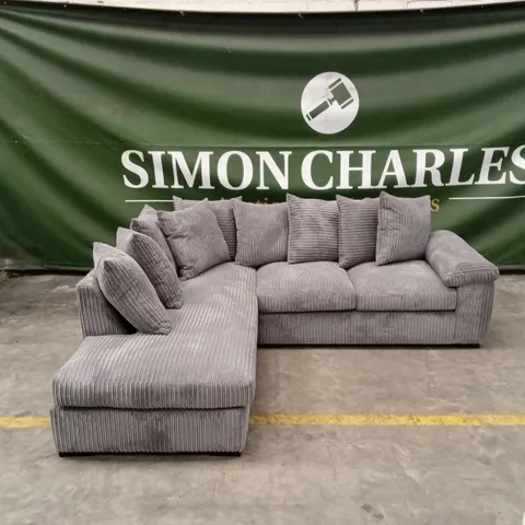 AMALFI SCATTER-BACK FABRIC LEFT HAND CORNER CHAISE SOFA