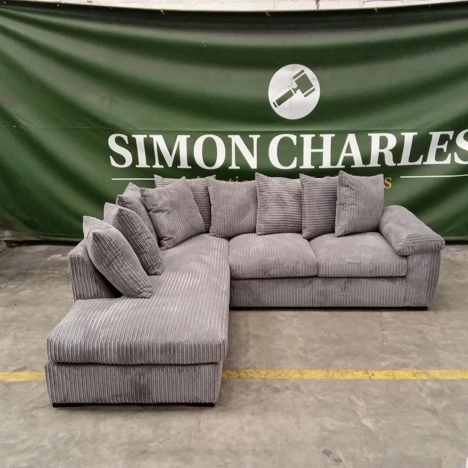 AMALFI SCATTER-BACK FABRIC LEFT HAND CORNER CHAISE SOFA RRP £949