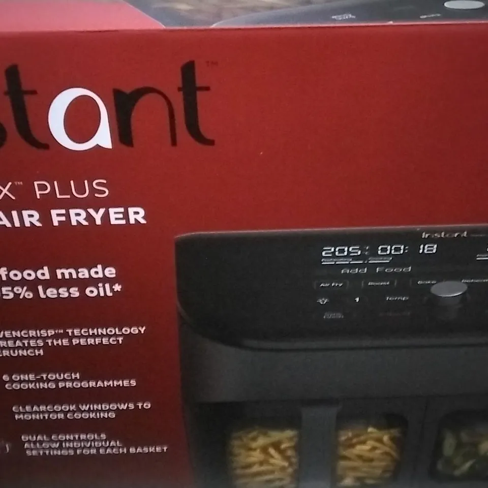 INSTANT VORTEX 8 IN 1 DUAL AIR FRYER 7.6
