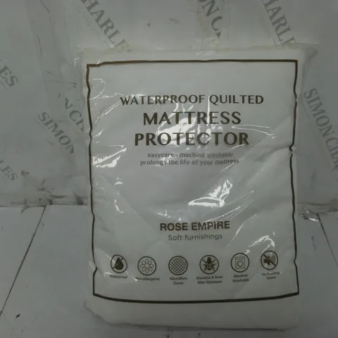 WATERPROOF QUILTED MASSTRESS PROTECTOR - DOUBLE
