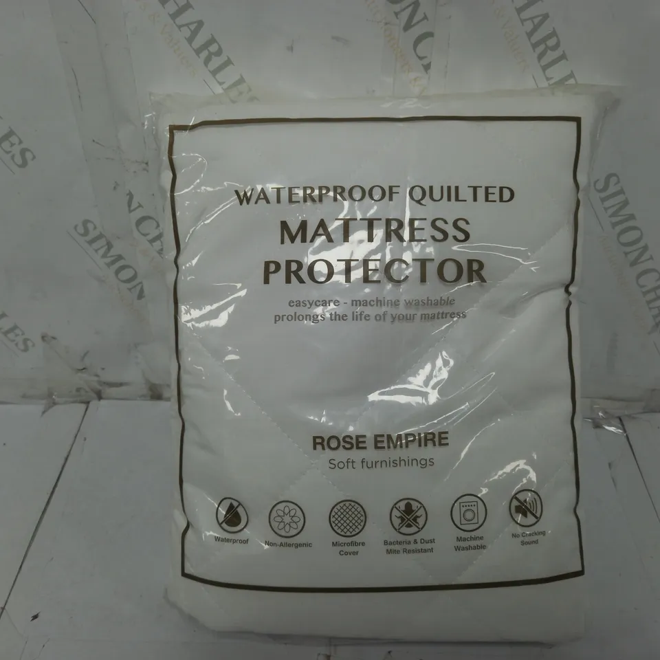 WATERPROOF QUILTED MASSTRESS PROTECTOR - DOUBLE