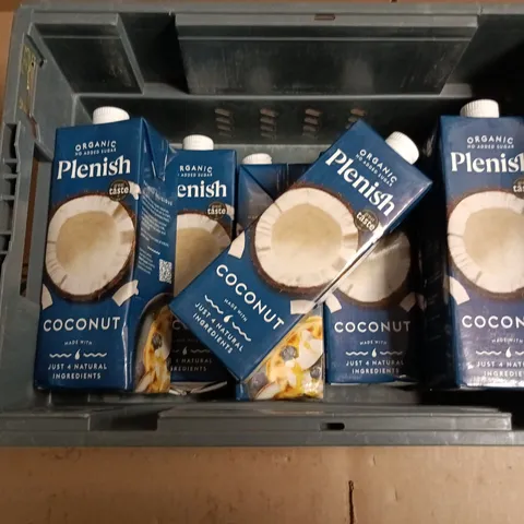 APPROXIMATELY 8 PLENISH ORGANIC COCONUT MILK 1LTR CARTONS 