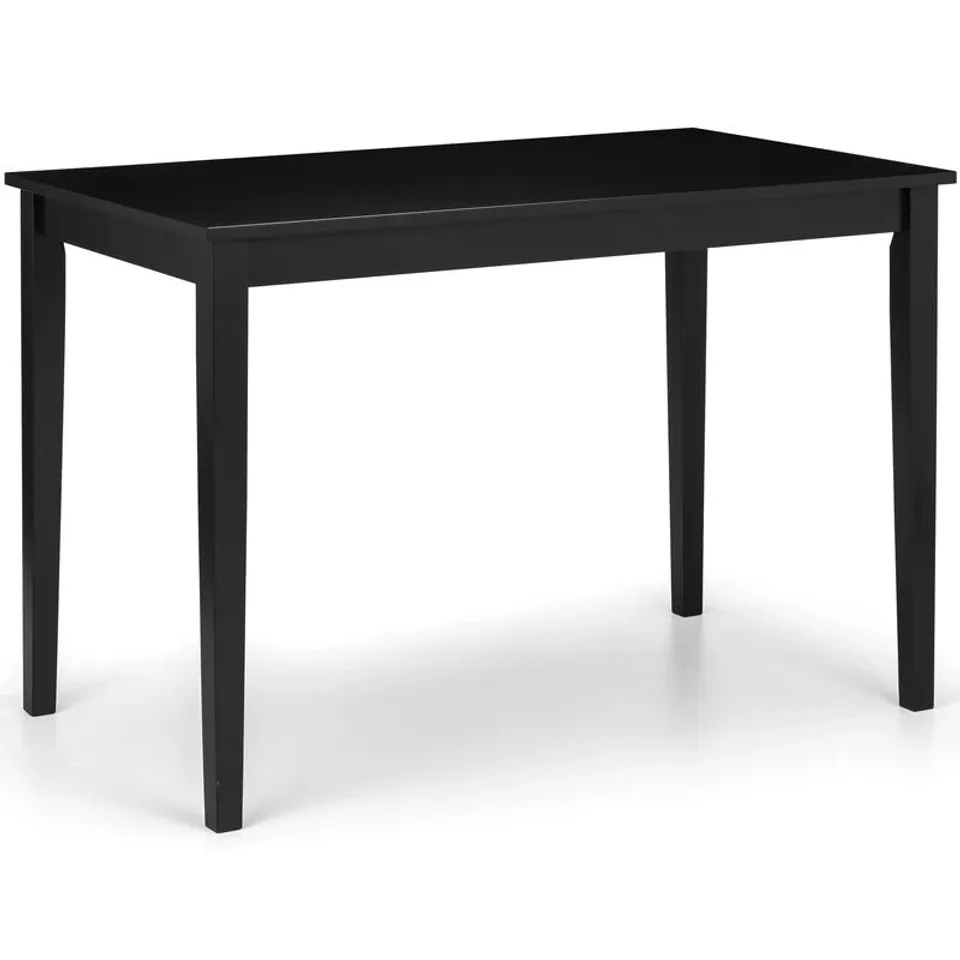 BOXED JULIAN BOWEN HUDSON DINING TABLE - BLACK (1 BOX)